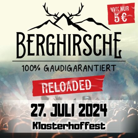 Ticket Berghirsche Klosterhoffest 2024
